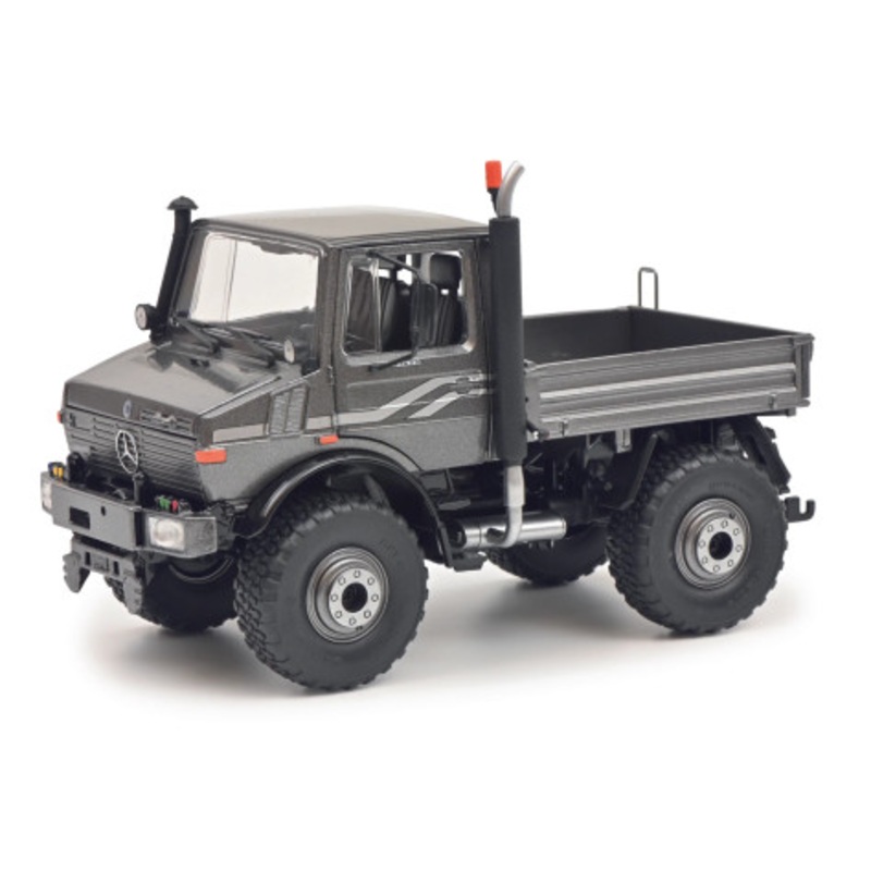 1/32 Schuco Mercedes-Benz Unimog U1600 (Dark Grey Metallic) Diecast Model