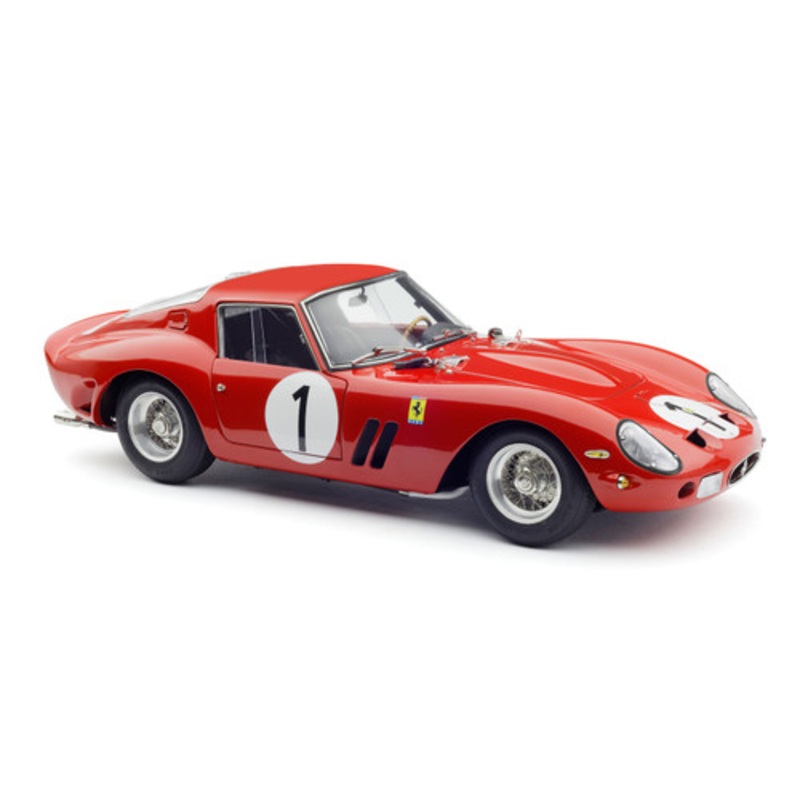 1/18 CMC 1962 Ferrari 250 GTO #1 Winner 1000km Paris North American Racing Team Pedro Rodriguez, Ricardo Rodriguez Diecast Car Model