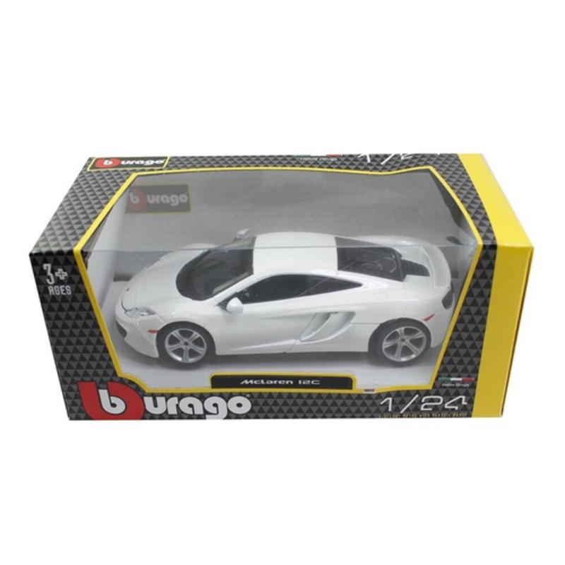 1/24 Bburago Mclaren MP4-12C (White) Diecast Car Model