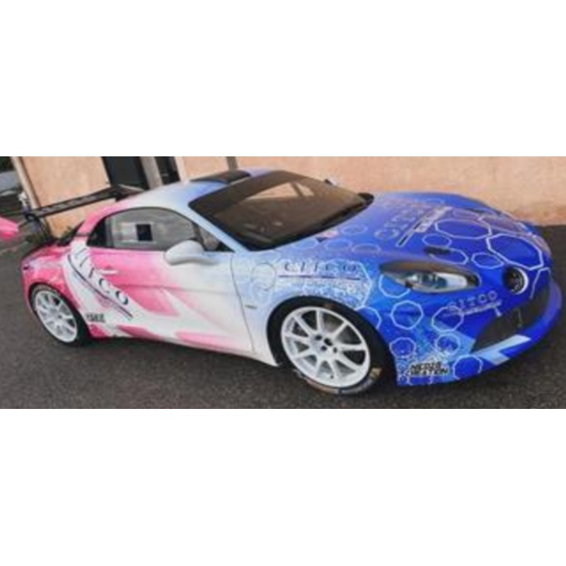 1/43 Spark 2024 Alpine A110 Rally RGT No.62 3rd RGT Rally Monte Carlo C. Berard - C. Bernabo Car Model