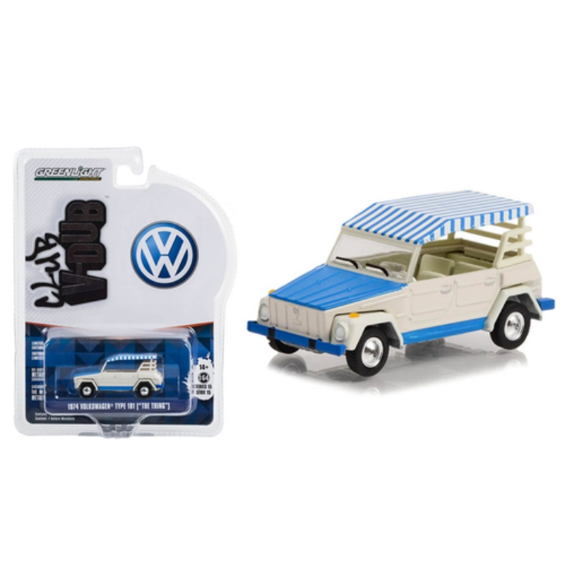 1/64 Greenlight 1974 Volkswagen Thing (Type 181) Acapulco Thing Diecast Car Model