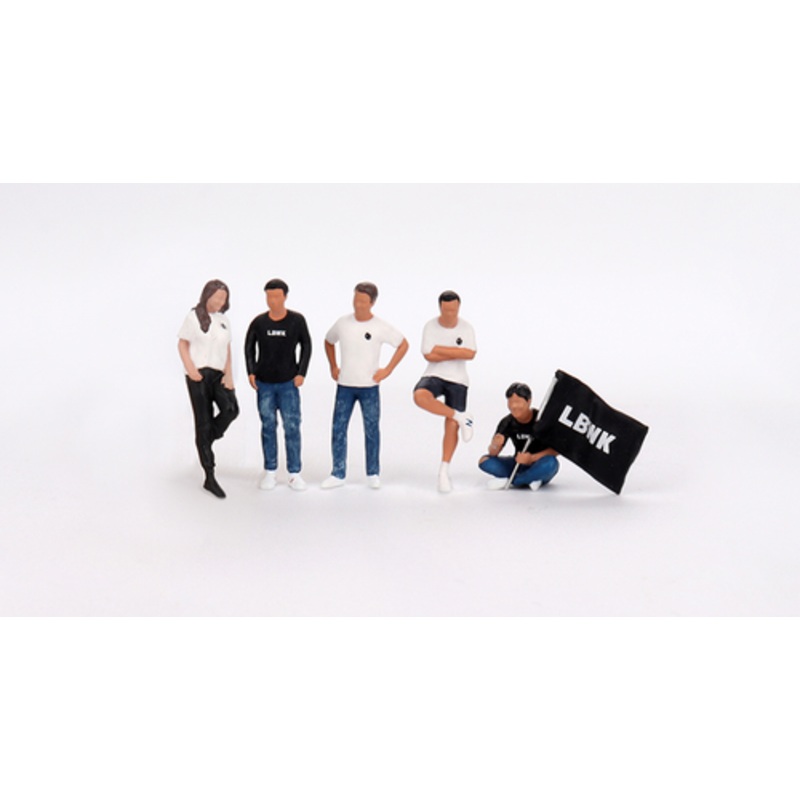 1/64 MINI GT Figurine: Team Liberty Walk LBWK