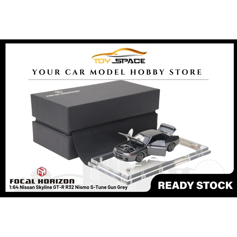 [FOCAL HORIZON] 1:64 Nissan Skyline GT-R R32 Nismo S-Tune Gun Grey