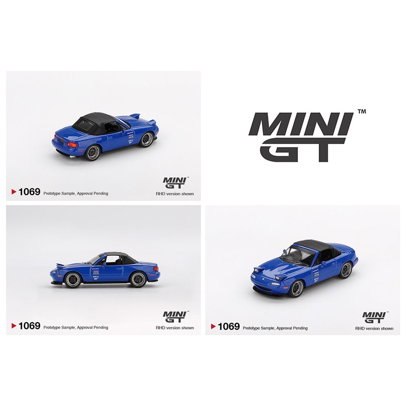 [Preorder] Mini GT 1:64 Mazda Miata MX-5 (NA) Tuned Version  Dark Blue MGT01069-BL