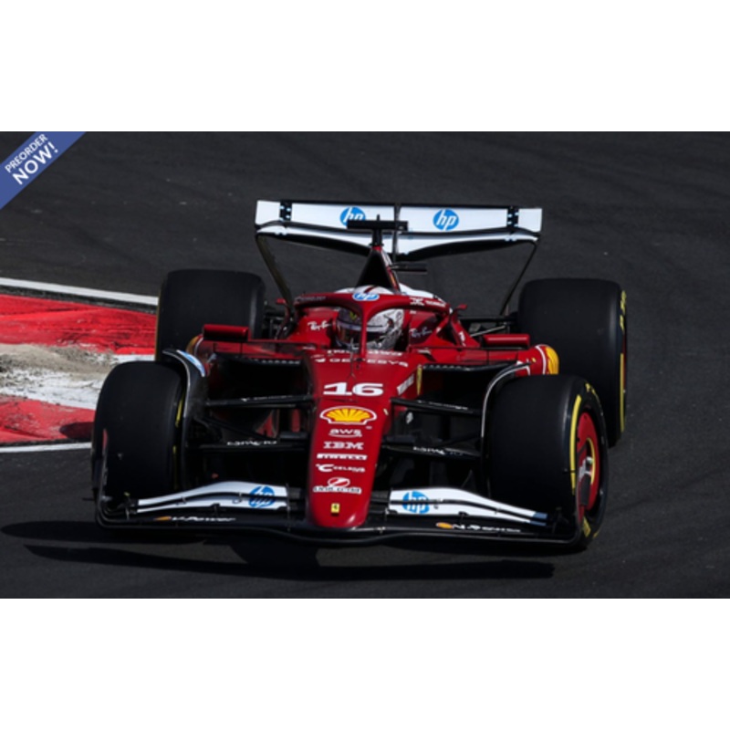1/18 BBR 2025 Formula 1 China GP Ferrari SF-25 Sprint Race #16 Charles Leclerc Car Model with Standard Package
