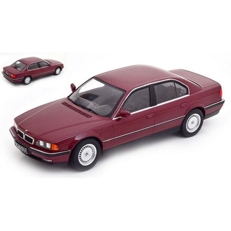 1/18 KK 1994-2001 BMW 7 Series E38 740i (Dark Red) Diecast Car Model