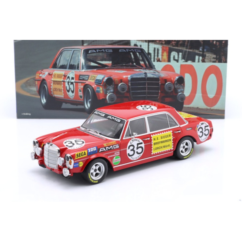 1/18 Werk83 1971 Mercedes-Benz AMG 300 SEL 6.3 #35 2nd 24h Spa AMG Motorsport Hans Heyer, Clemens Schickentanz Diecast Car Model