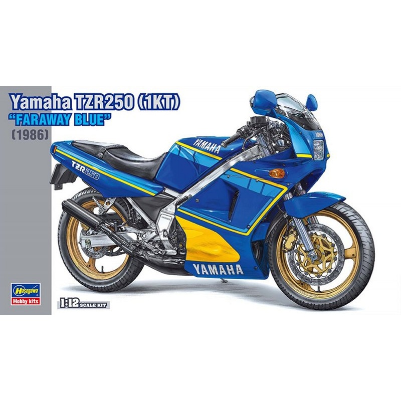 Yamaha TZR250 (1986) [Kit] in Blue/Yellow