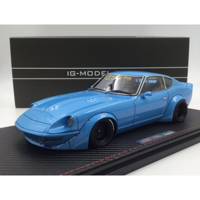 1/18 IG Ignition Model Nissan Fairlady Z (S30) LB Works Liberty Works (Blue) Car Model IG1101