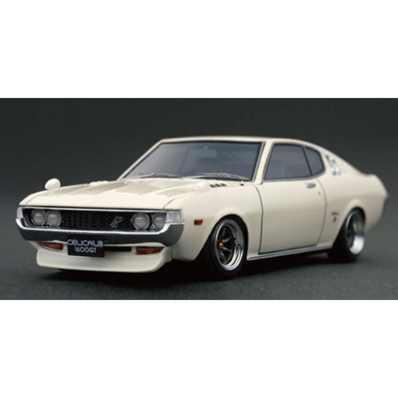 1/18 Ignition Model Toyota Celica 1600GT LB (TA27) White Resin Car Model