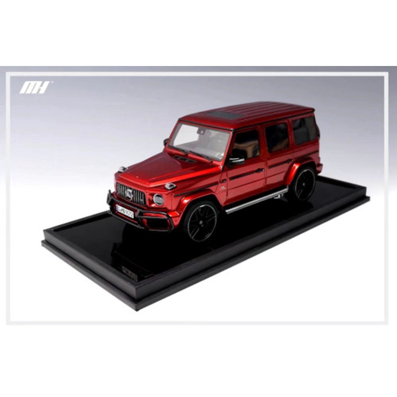 1/18 Motorhelix Mercedes-Benz Mercedes G63 AMG (Ruby Metallic Red) Resin Car Model Limited 66 Pieces