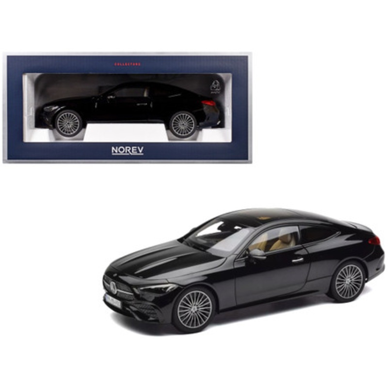 1/18 Norev 2024 Mercedes-Benz CLE Coupe (Obsidian Black Metallic) Diecast Car Model