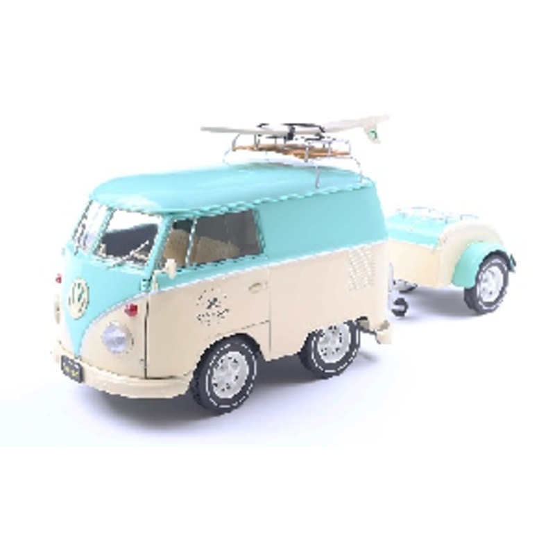 1/18 Solido Volkswagen Bus Cool Combi (Mint Green & White) Diecast Car Model