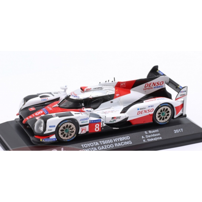 1/43 Altaya 2017 Toyota TS050 Hybrid #8 24h LeMans Toyota Gazoo Racing Kazuki Nakajima, Anthony Davidson, Sbastien Buemi Car Model