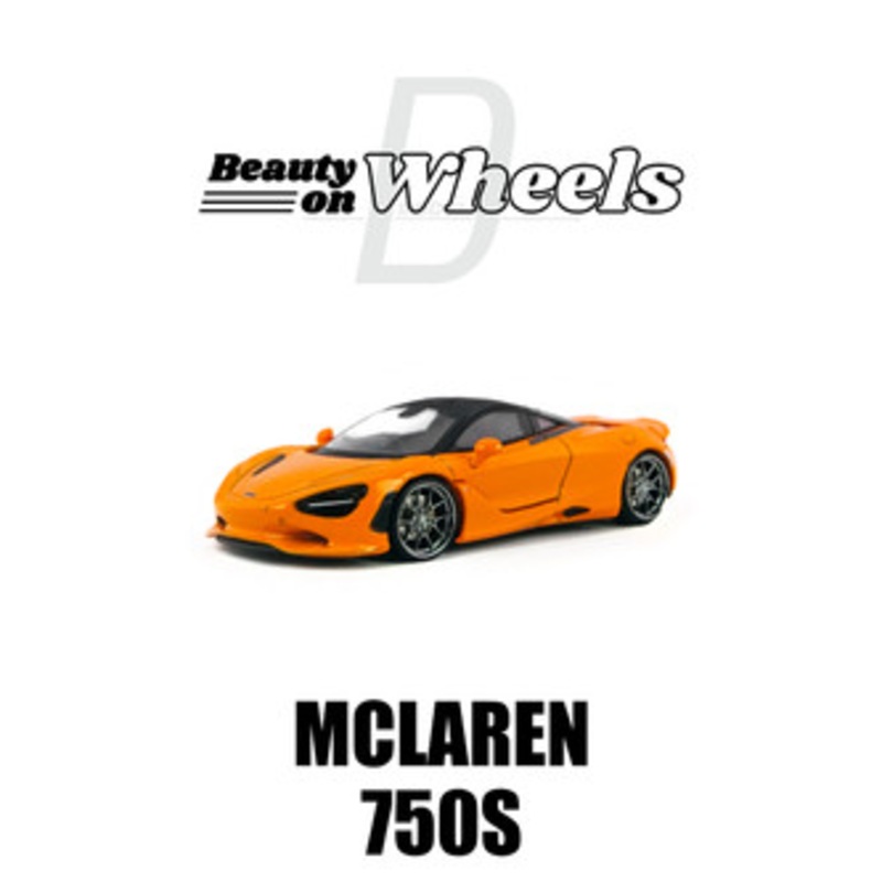1/64 D Model McLaren 750S (Orange) Diecast Car Model