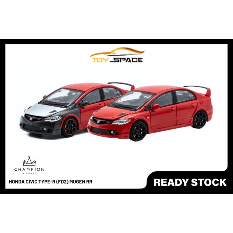 [CHAMPION DIECAST] 1/64 Mugen RR Red