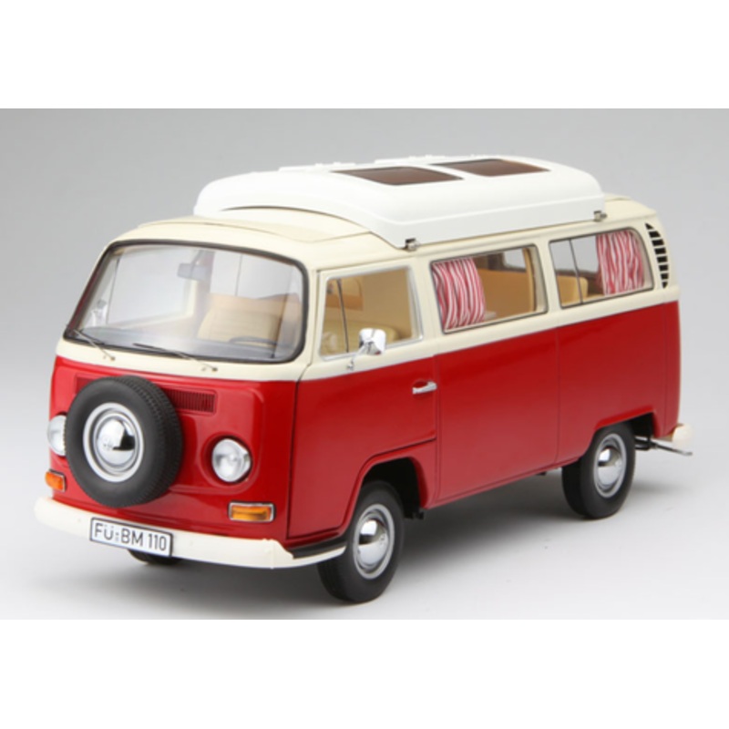 1/18 Schuco Volkswagen VW T2A Campingbus (Red) Diecast Car Model