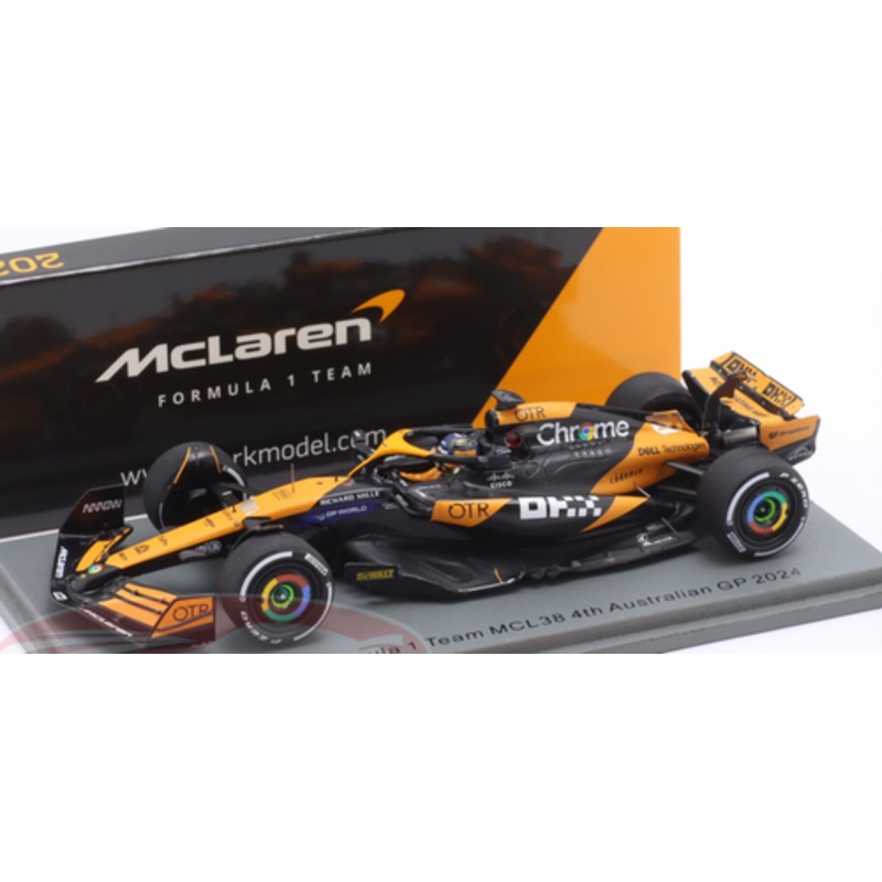 1/43 Spark 2024 McLaren Formula 1 Team MCL38 No.81 Bahrain GP Oscar Piastri Car Model