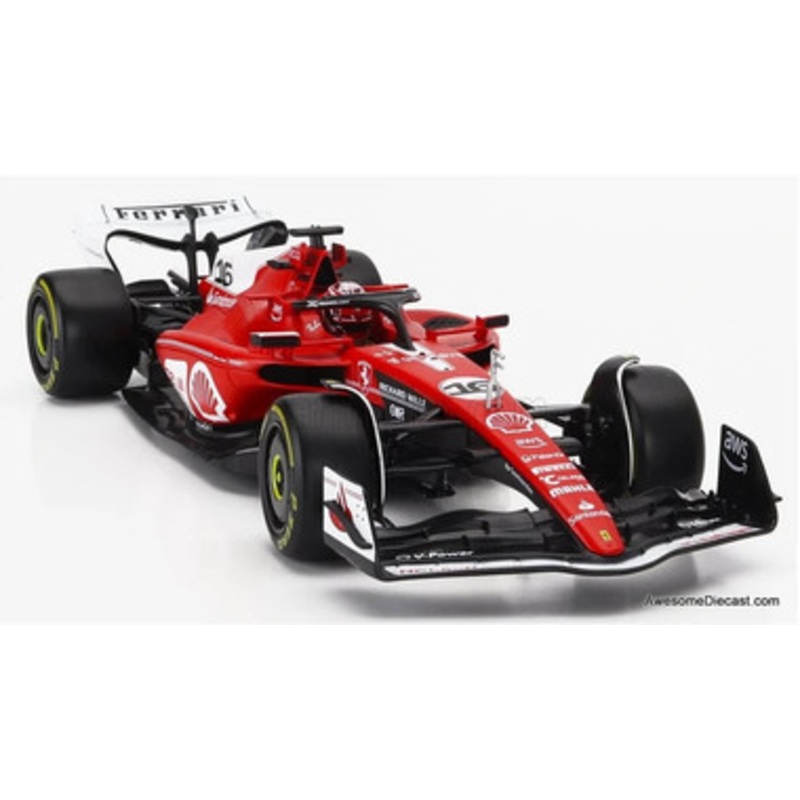 Ferrari Formula 1 SF-23 #16 1:18 Diecast Model Car by Burago
