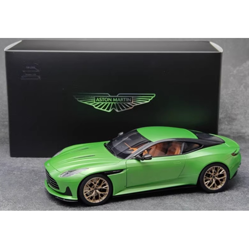 1/18 Aston Martin DB12 (Pearl Green) Full Open Diecast Car Model