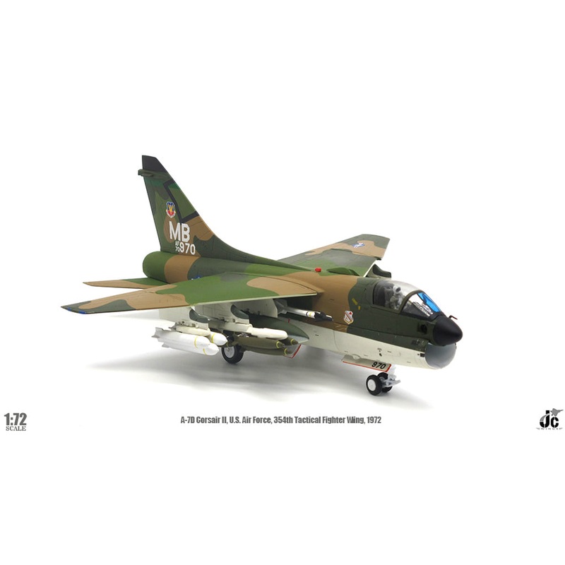 Vought A-7D, A-7 Corsair II 354th TFW - USAF 1/72 Diecast Metal Scale Model by JC Wings