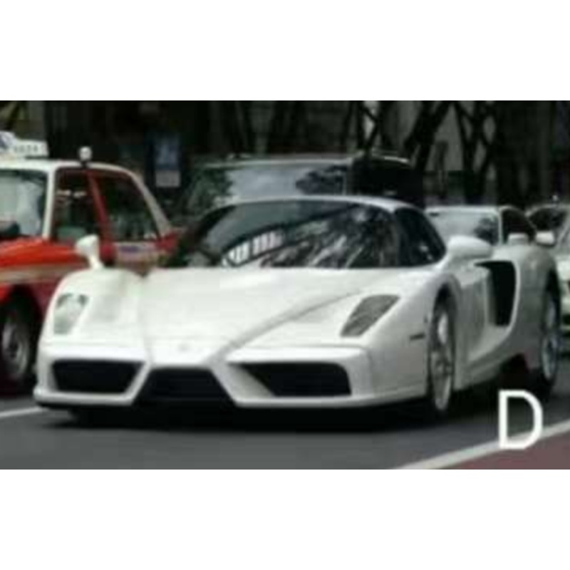 1/18 General Models Ferrari Enzo with Extra Engine (Pearl White) Resin Car Model Limited 20 Pieces