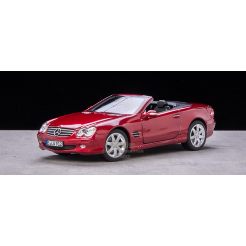 1/18 Norev 2003 Mercedes-Benz SL-Class SL500 R230 (Red) Diecast Car Model