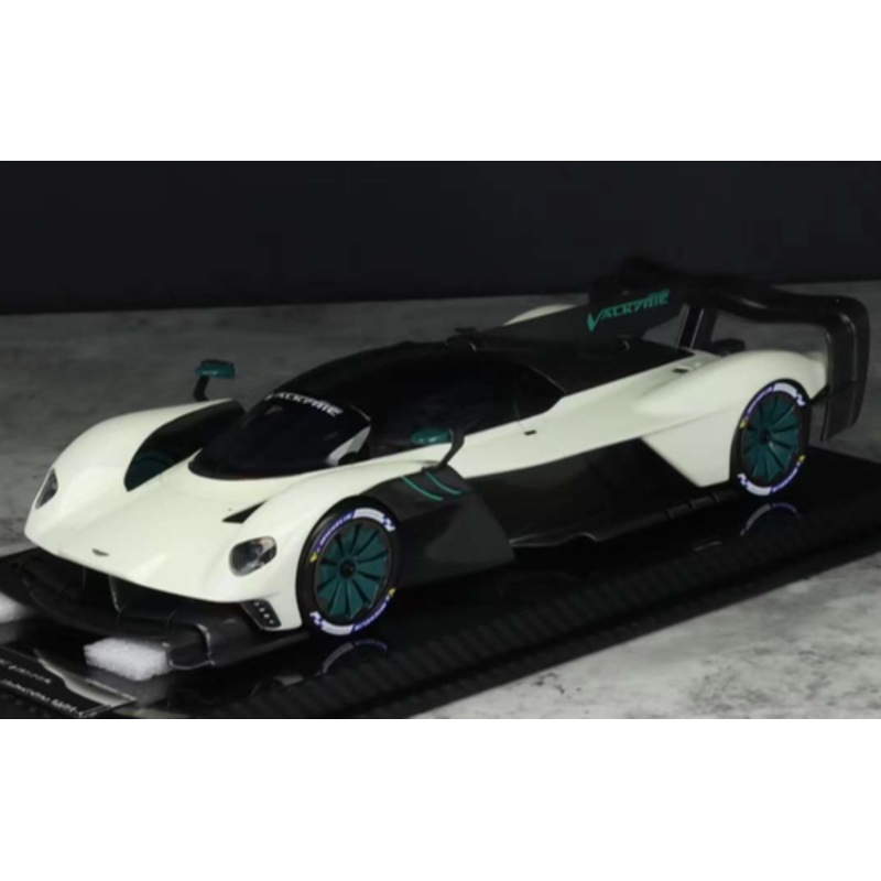 1/18 VIP Scale Models Aston Martin Valkyrie AMR Pro (White & Glow in the Dark Green) Car Model Limited 30 Pieces