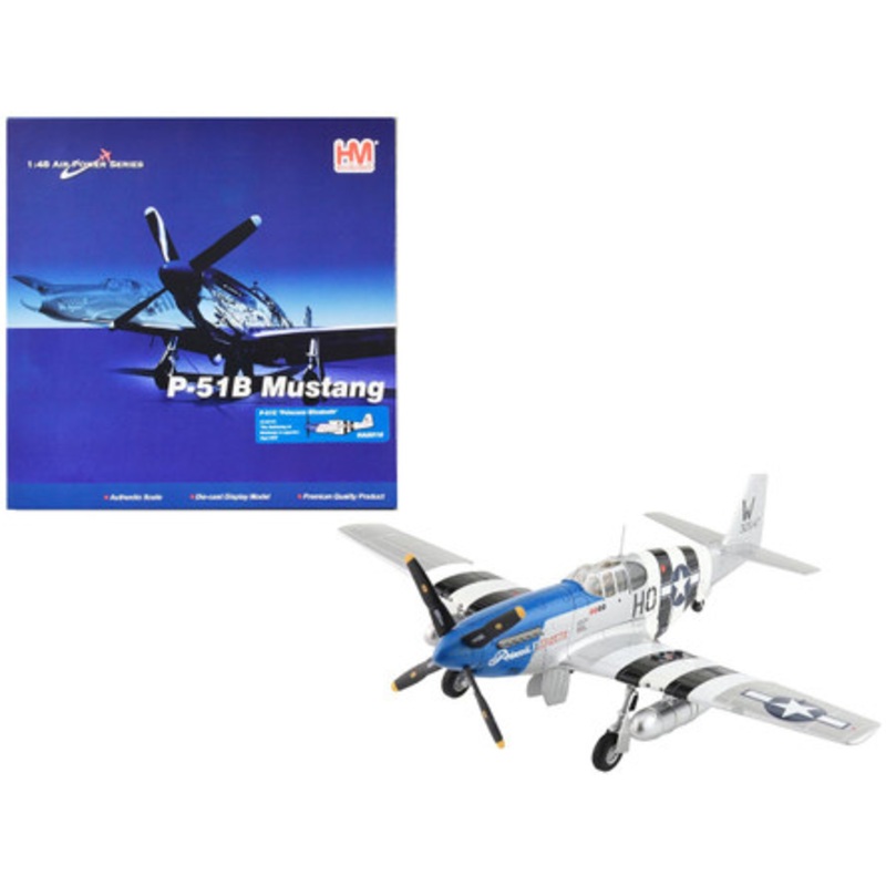 North American P-51C Mustang Fighter Aircraft "'Princess Elizabeth' Gathering of Mustangs and Legends United Kingdom" (2007) United States Air Force "Air Power Series" 1/48 Diecast Model by Hobby Master