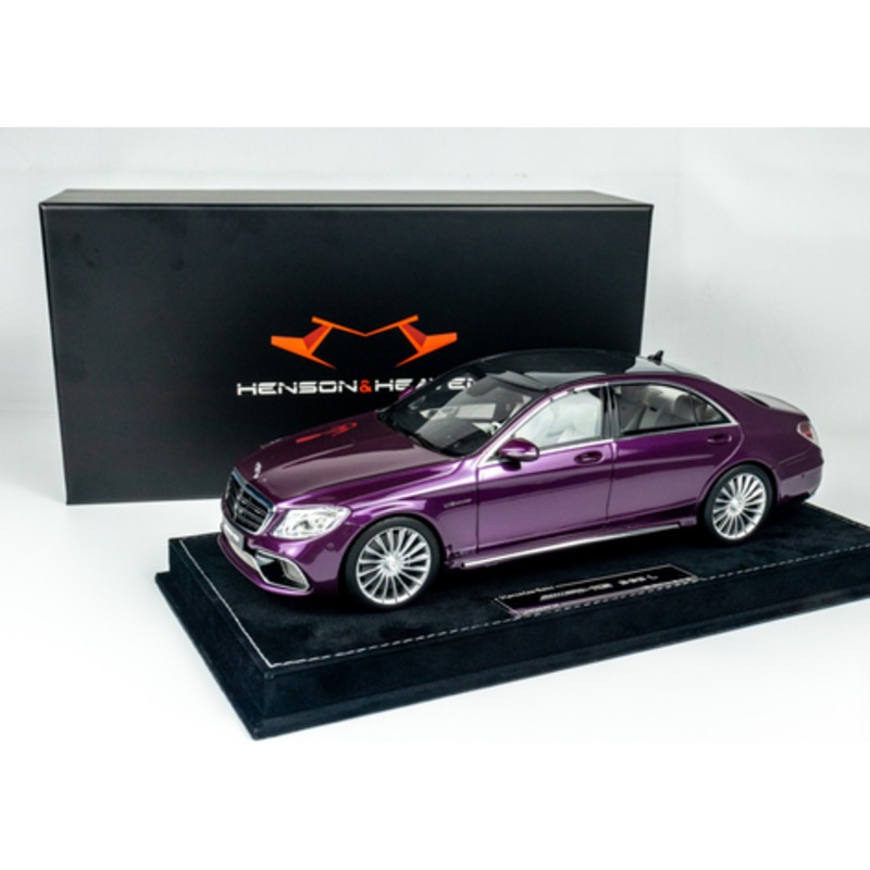 1/18 HH Model Mercedes-Benz S65L AMG W222 (Midnight Purple) Car Model Limited 30 Pieces