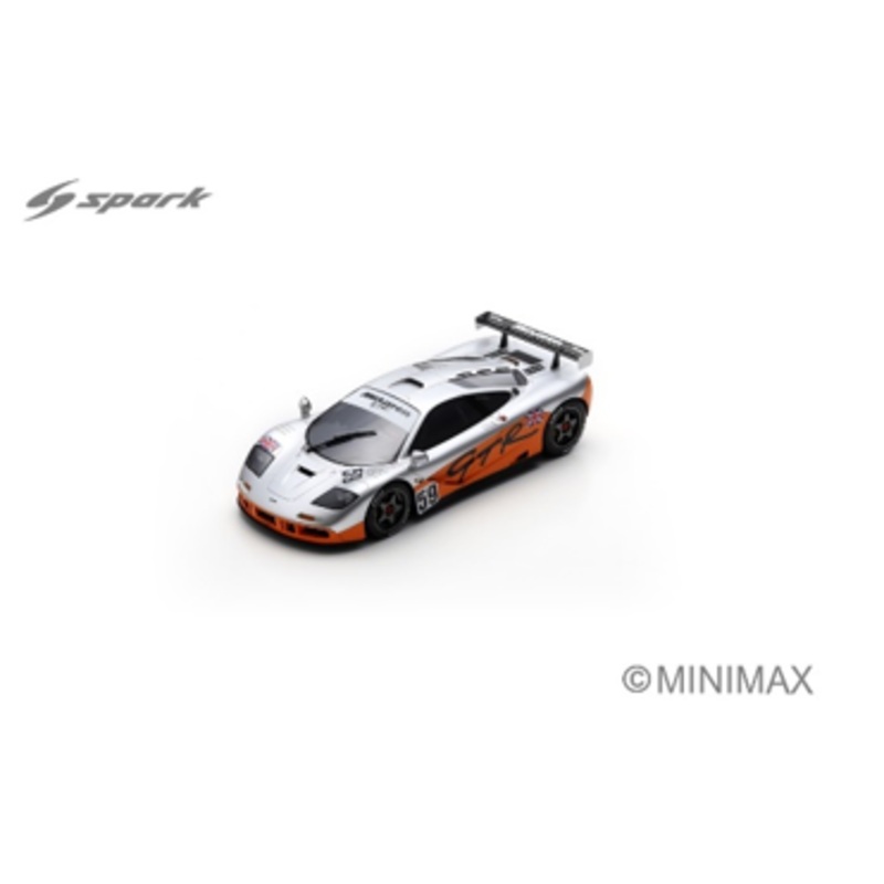 1/18 Spark McLaren F1 GTR No.59 Prequalifying Le Mans 24H 1995 Y. Dalmas - P-H. Raphanel Car Model