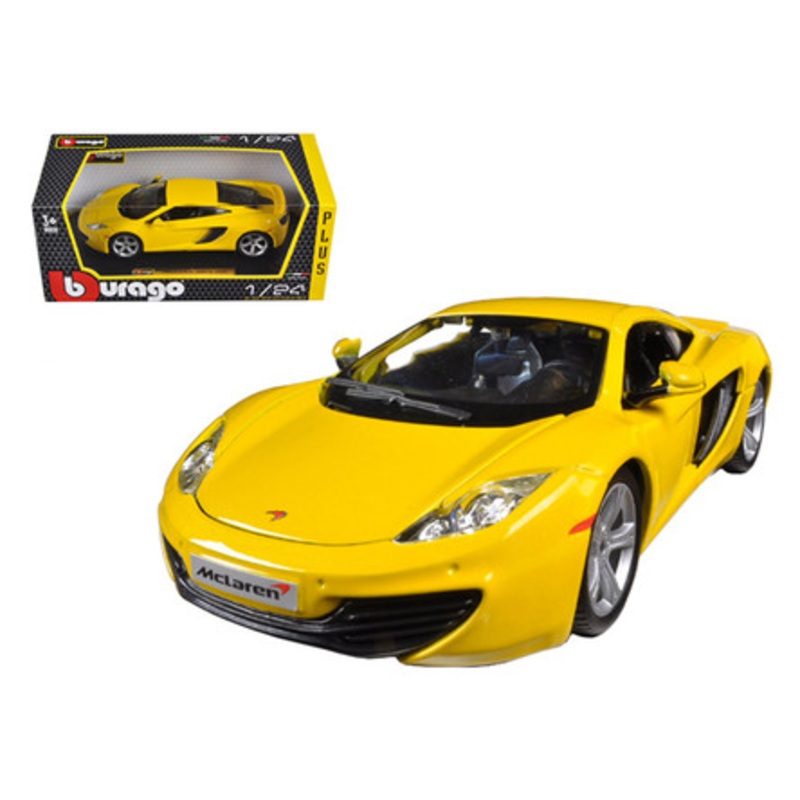 1/24 Bburago Mclaren MP4-12C (Yellow) Diecast Car Model