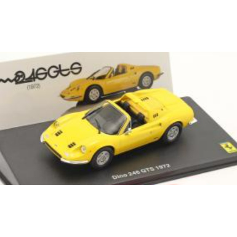 1/43 Altaya 1972 Ferrari Dino 246 GTS (Yellow) Car Model