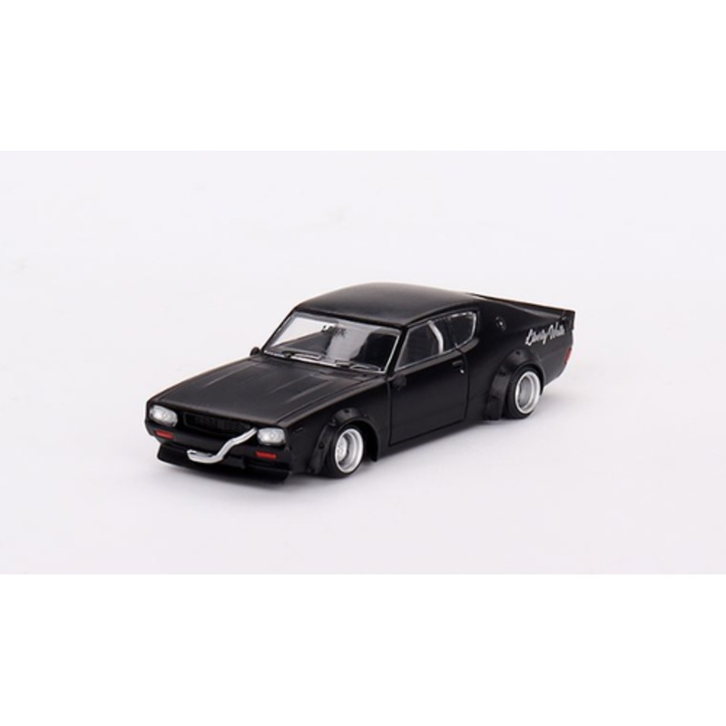 1/64 Mini GT Nissan Skyline Kenmeri Liberty Walk (Matte Black) Diecast Car Model