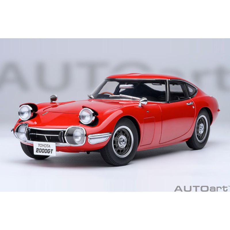 1/18 AUTOart 1967 Toyota 2000GT (Red) Car Model