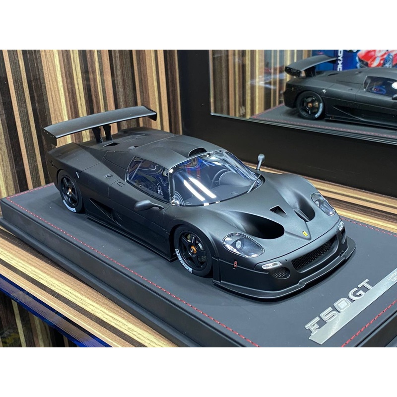 1/18 Diecast Miniature Ferrari F50 GT Black Autobarn Model Car