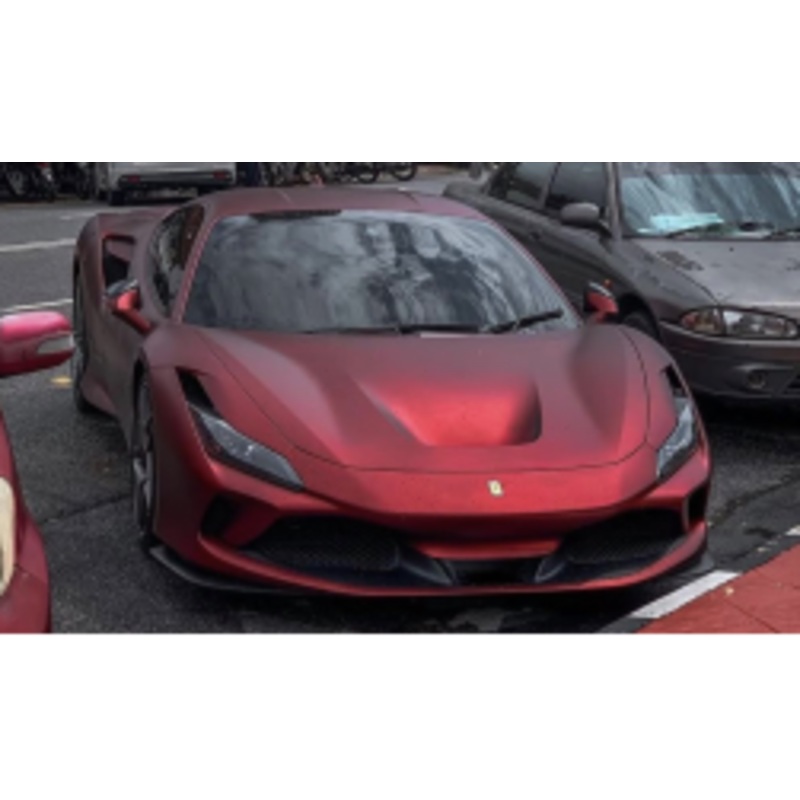 1/18 HH Model Ferrari F8 Tributo (Matte F1 Red Red) Car Model Limited