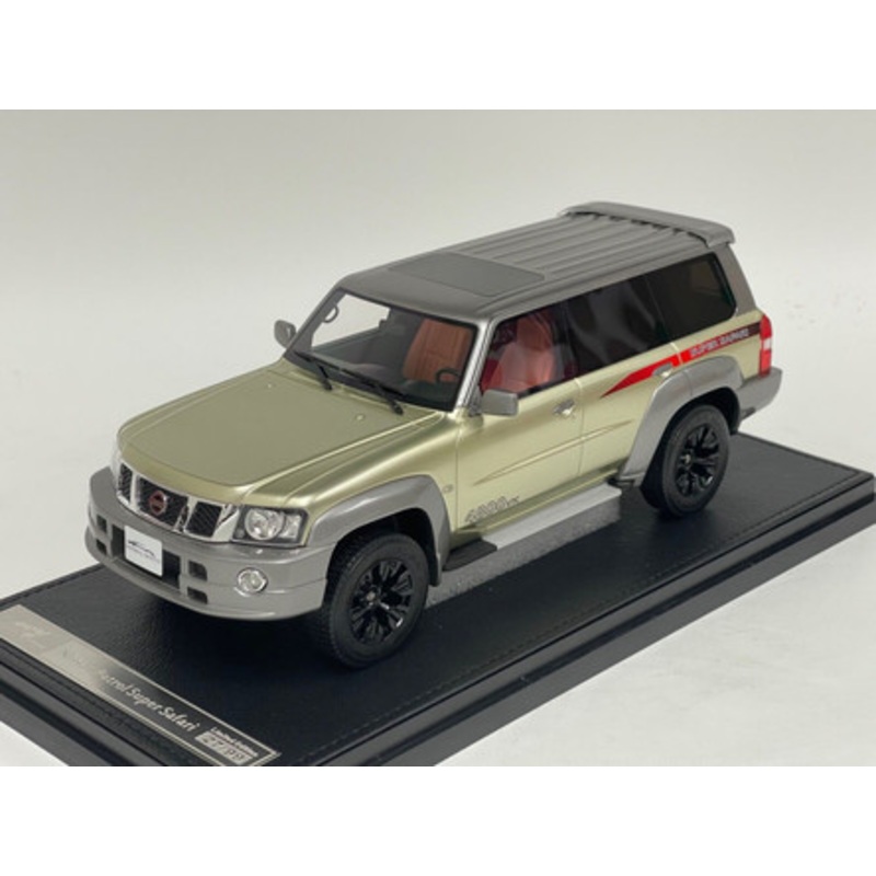 1/18 Ivy Nissan Patrol Y61 Super Safari Edition (Champagne) Resin Car Model Limited 99 Pieces