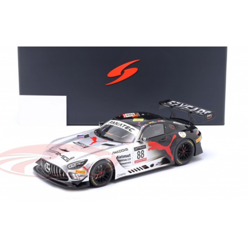 1/18 Spark 2022 Mercedes-Benz AMG GT3 #88 Winner 24h Spa AMG Team AKKodis ASP Raffaele Marciello, Daniel Juncadella, Jules Gounon Car Model