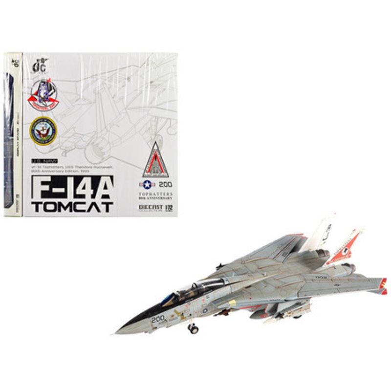 1/72 JC Wings 1999 F-14A Tomcat U.S. NAVY VF-14 Tophatters 80th Anniversary Edition Model