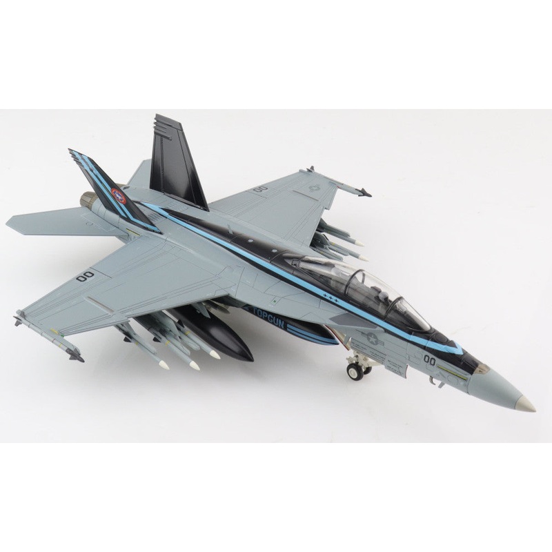 Boeing F/A-18F (F-18) Super Hornet "TOPGUN 50th ANNIVERSARY SCHEME" NAWDC US NAVY - 1/72 Scale Diecast Model by Hobby Master