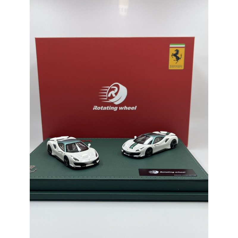 [Preorder] Rotating Wheel 1:64 Ferrari 488 Pista (2 Versions) Normal Version
