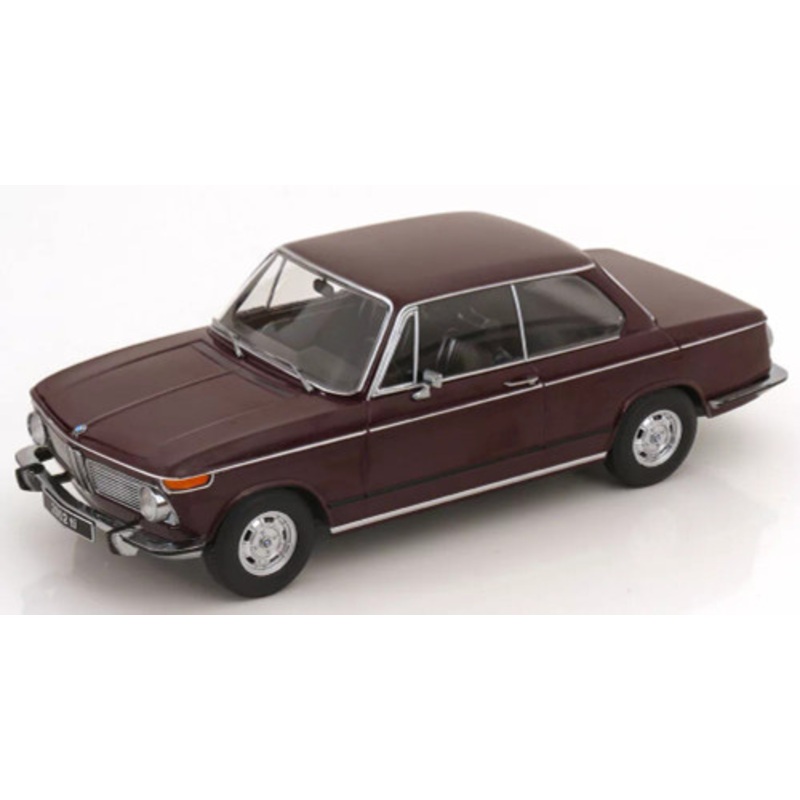 1/18 KK-Scale 1971 BMW 2002 TI Series 1 (Dark Red) Diecast Car Model