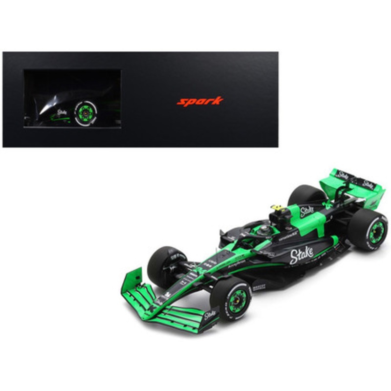 1/18 Spark 2024 Formula 1 Stake F1 Team Kick Sauber C44 No.77 2024 Valtteri Bottas Car Model