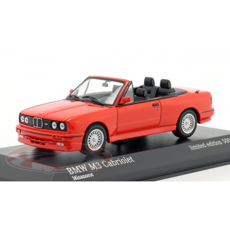1/43 Minichamps BMW M3 (E30) Convertible (Misano Red) Car Model