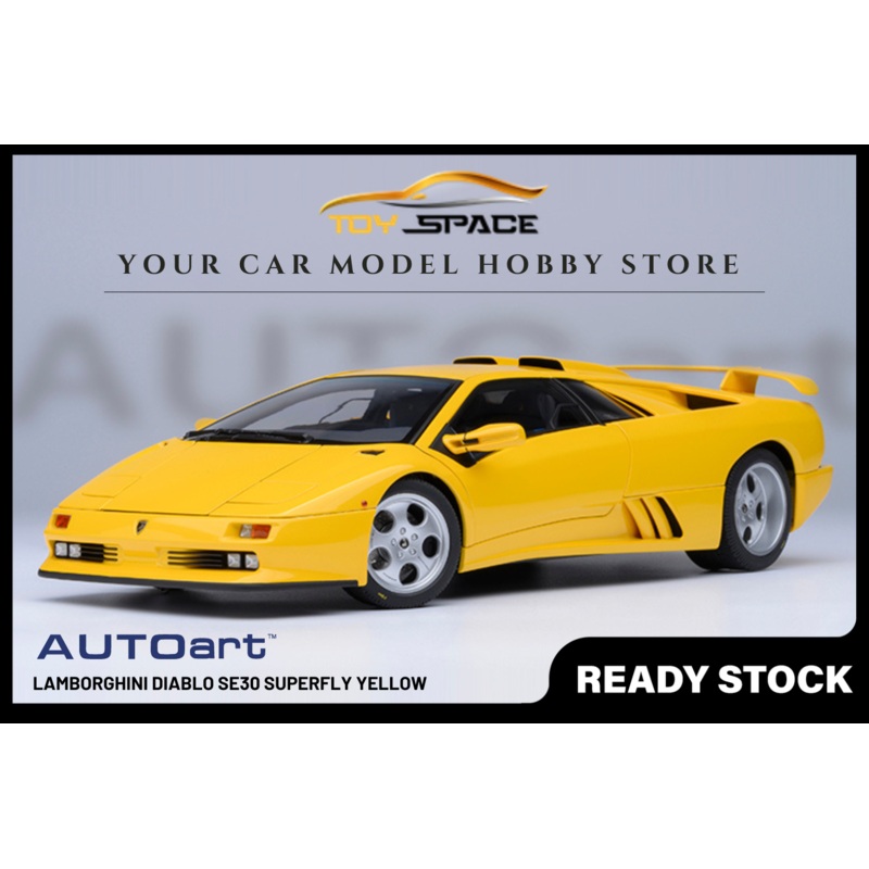 [AUTOART] 1:18 Lamborghini Diablo SE30 Superfly Yellow