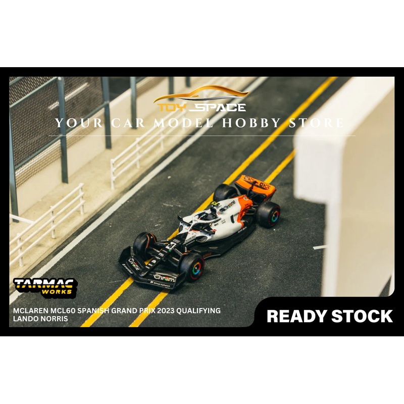 [TARMAC WORKS] 1:64 McLaren MCL60 Spanish Grand Prix 2023 Qualifying Lando Norris - GLOBAL64