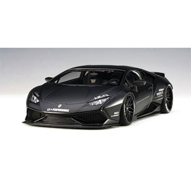 1/18 AUTOart LIBERTY WALK LB-WORKS LAMBORGHINI HURACAN (MATT BLACK) Diecast Car Model 79121