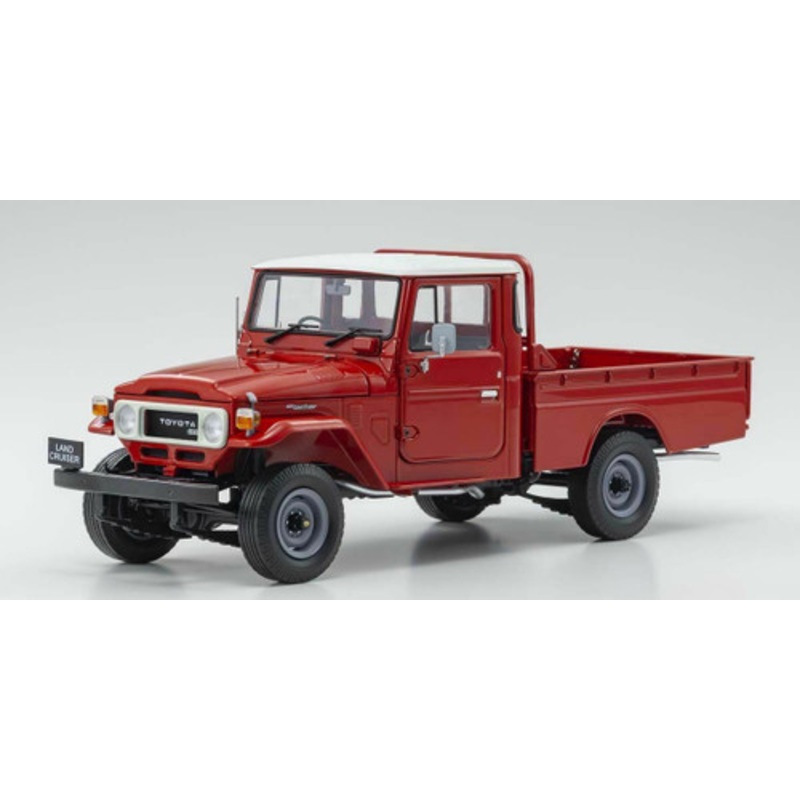 1/18 Kyosho Toyota Land Cruiser 40 Pickup Truck (Red) Diecast Car Model