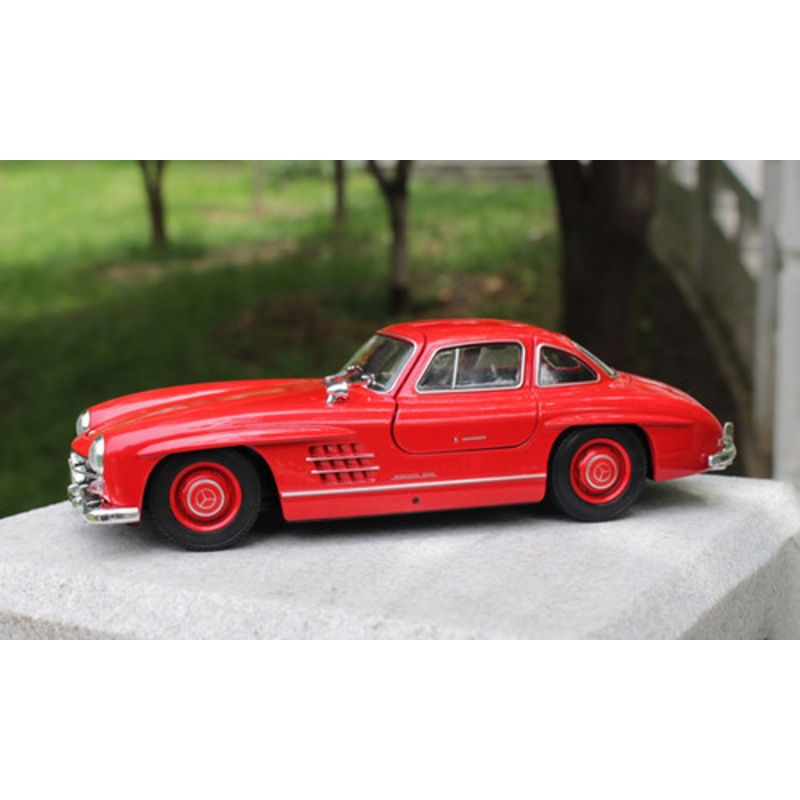 1/24 Welly FX Mercedes-Benz Mercedes MB 300 SL 300SL (Red) Diecast Car Model